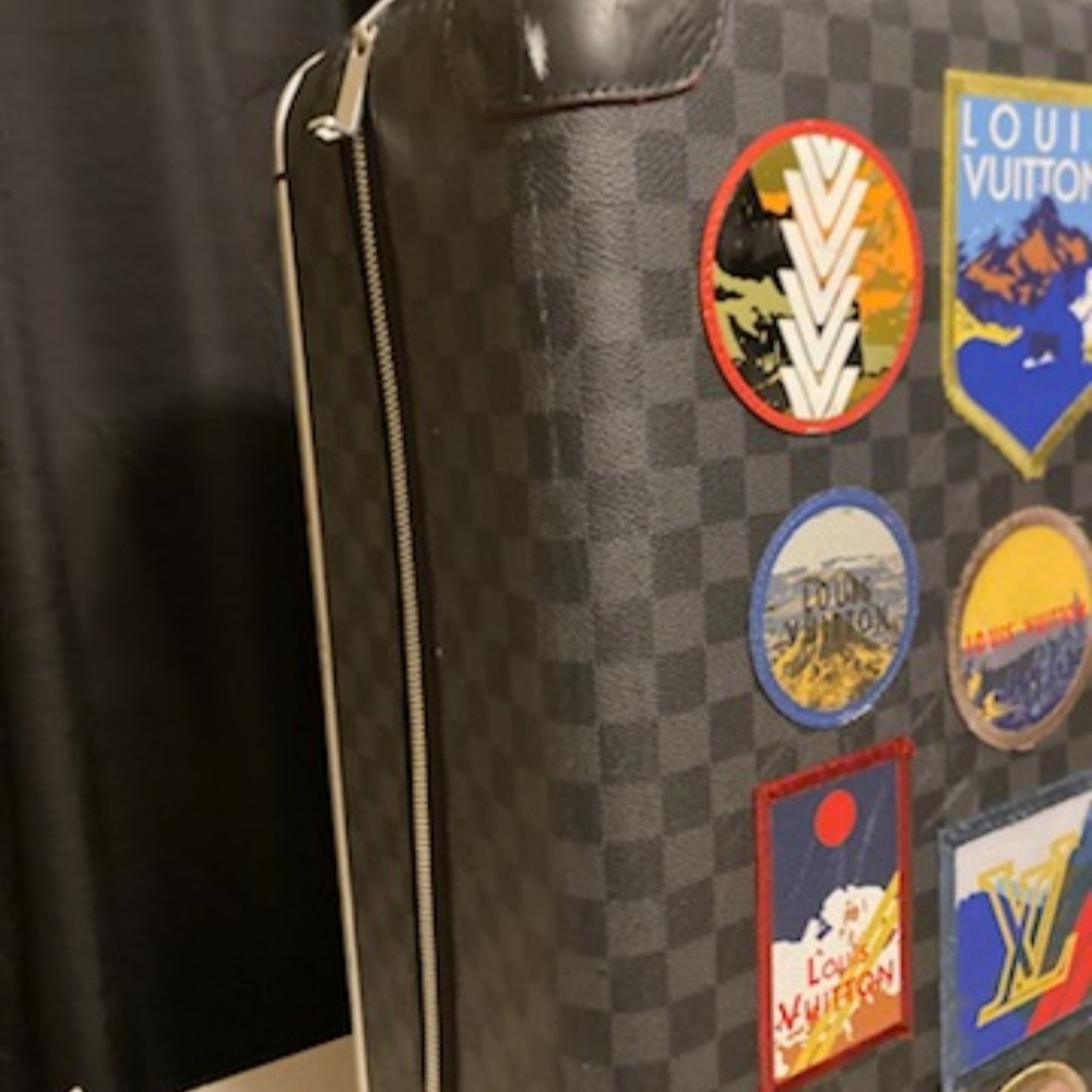 Louis Vuitton Multicolor Patchwork Checkered Bag - image 3